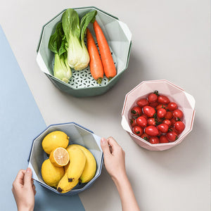 Double-Layer Washing Drain Basket