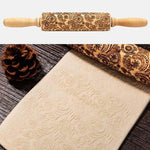 Load image into Gallery viewer, Christmas Pattern Rolling Pin
