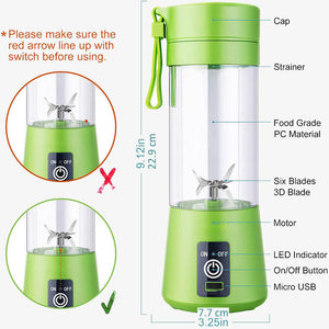 Portable USB Fruit Juicer