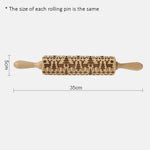 Load image into Gallery viewer, Christmas Pattern Rolling Pin
