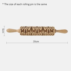 Christmas Pattern Rolling Pin